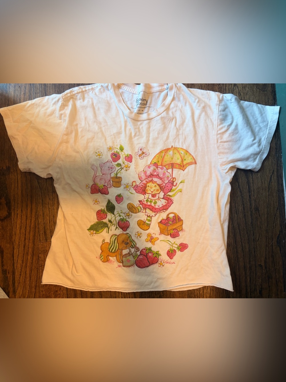 Strawberry shortcake Lught Pink Short Sleeve Tee